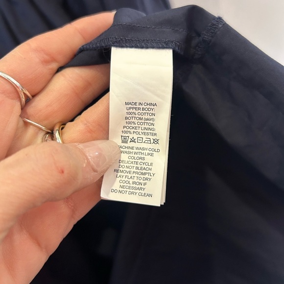 Kate Spade striper mixed media nautical dress M - Picture 7 of 7